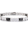 Bracelet de tennis en moissanite Obsidian Black™