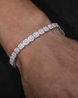 Moissanite La Chique Tennis Bracelet 6mm