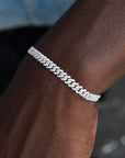 Moissanite Cuban Link Bracelet