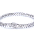 Moissanite Cuban Link Bracelet