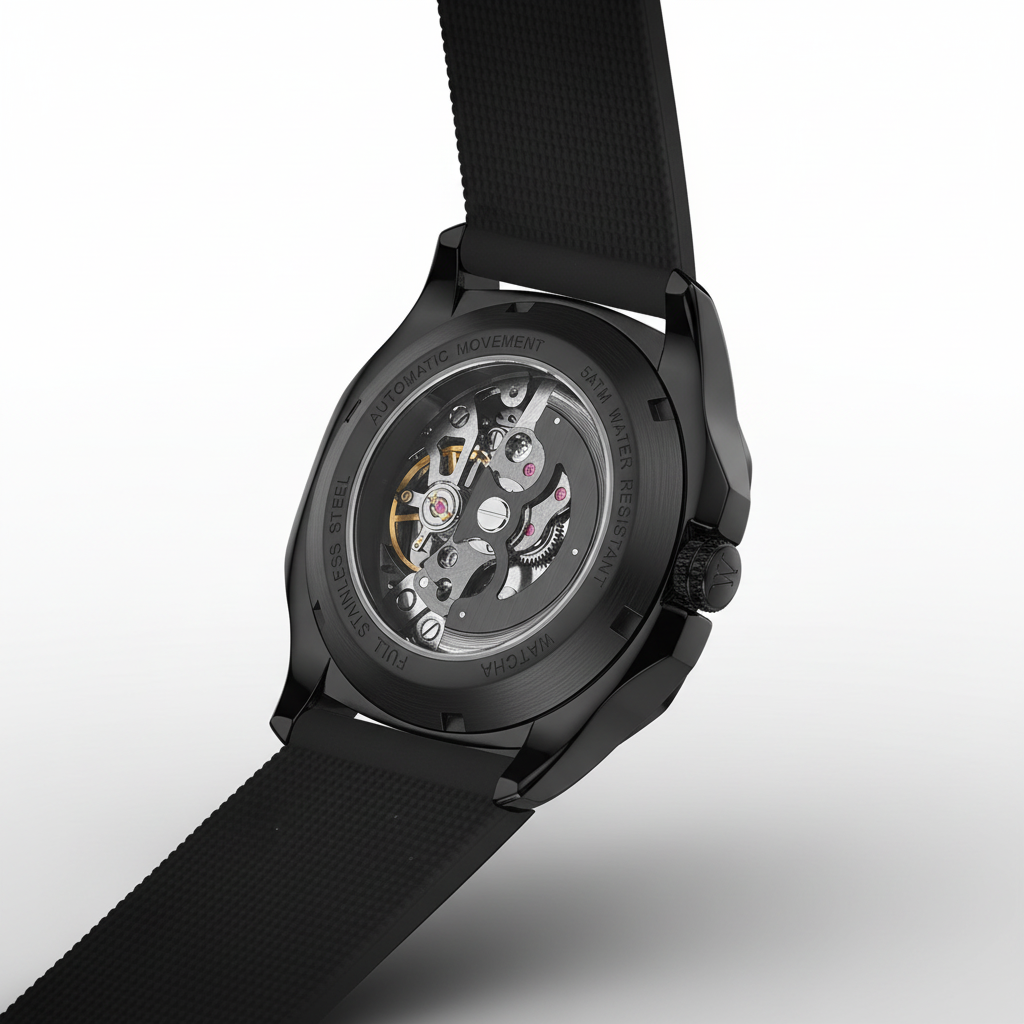 WATCHA AUREUM – Obsidian Phantom Skeleton